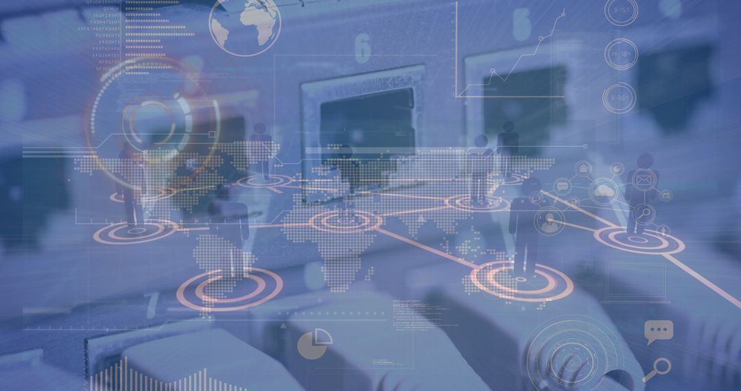 Visualizing Global Data Processing and Network Connections