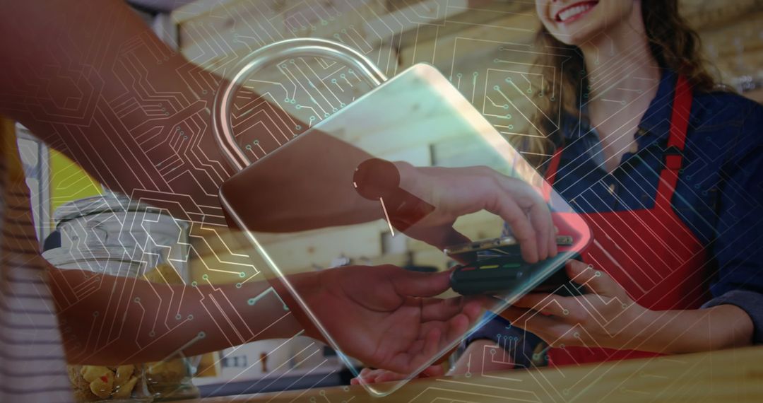 Digital Security in Contactless Transactions Concept