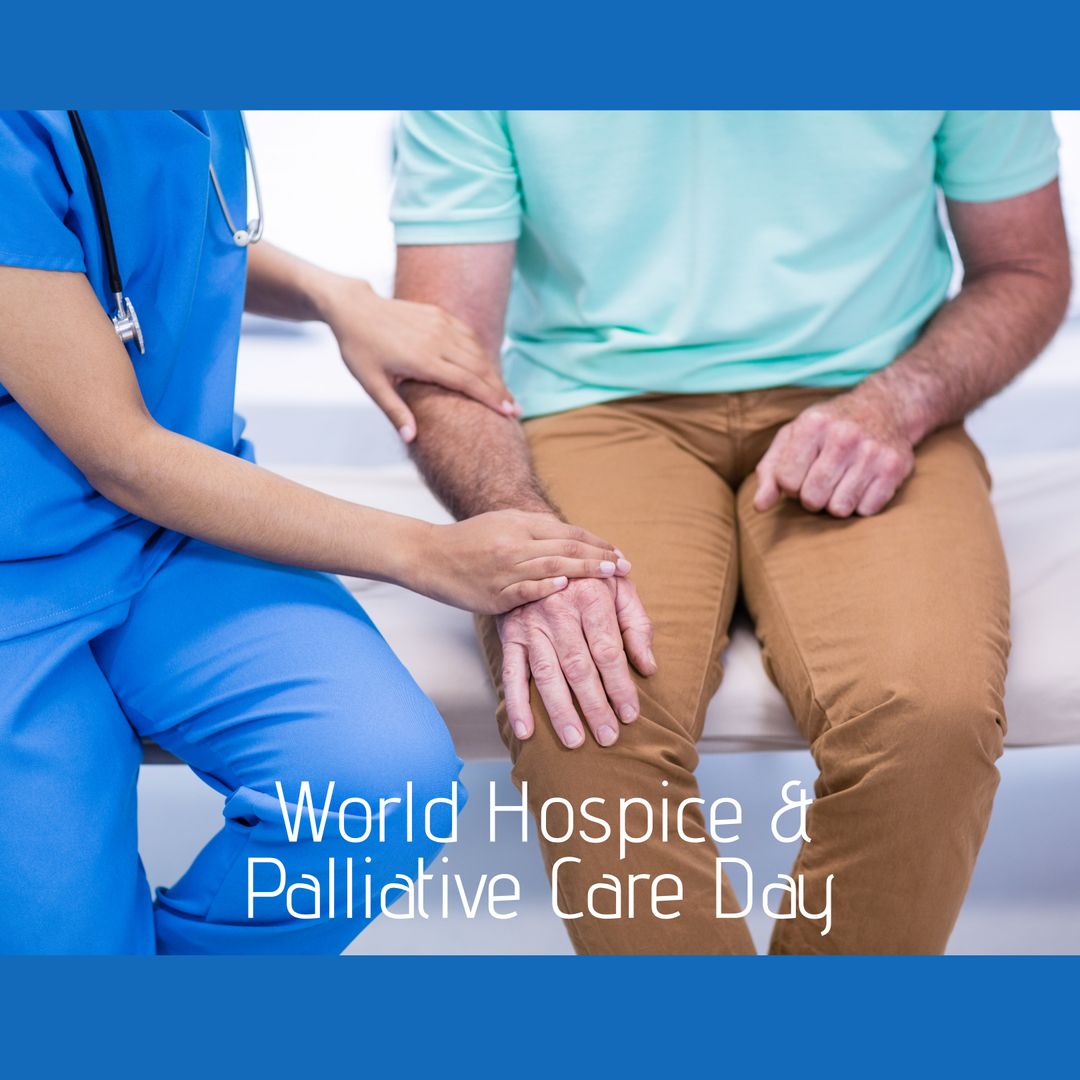 Healthcare Professional Comforting Patient on World Hospice Day