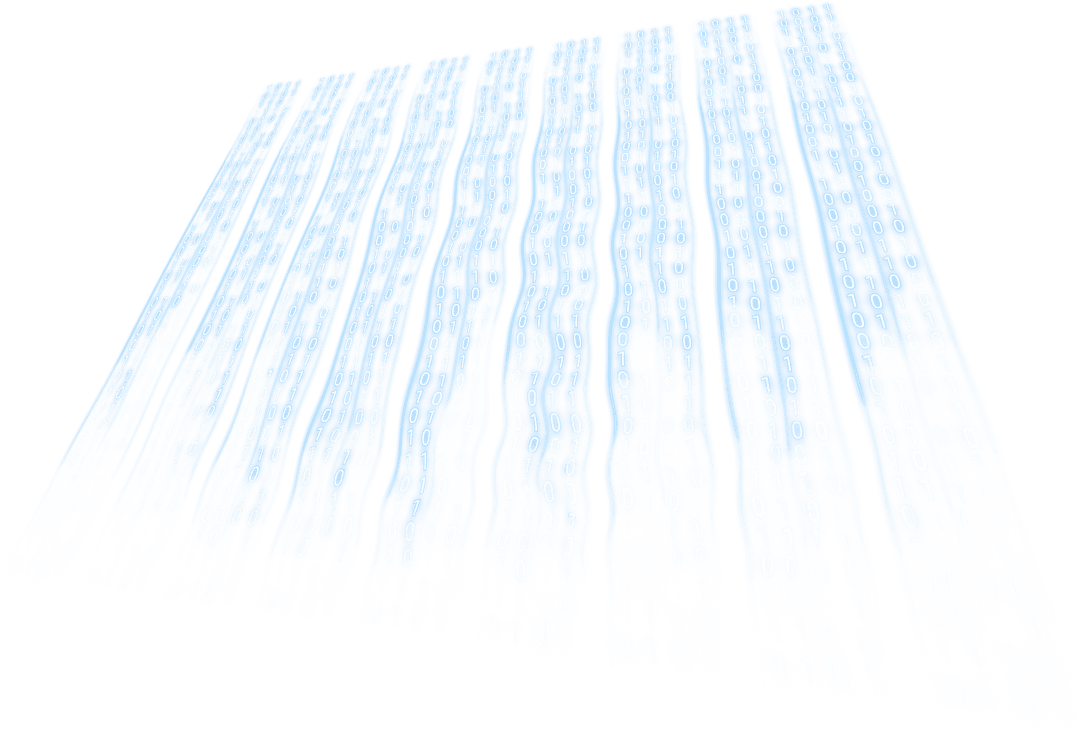 Binary Digital Wave Data Flow on Transparent Background - Download Free Stock Images Pikwizard.com