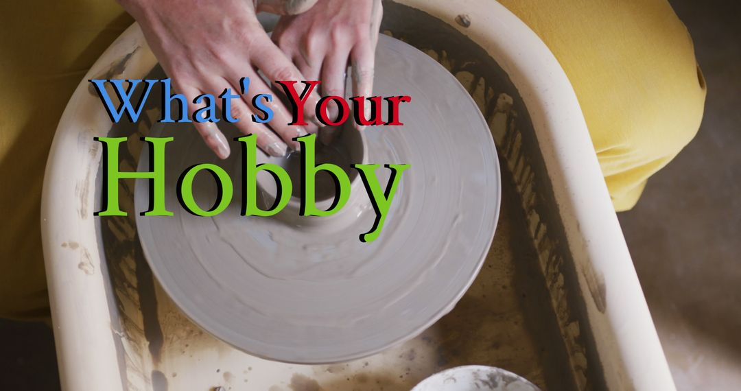 Person Shaping Clay on Pottery Wheel - Free Images, Stock Photos and Pictures on Pikwizard.com