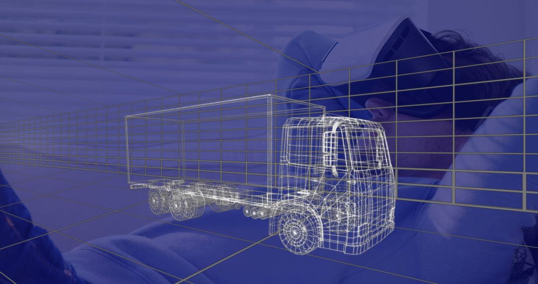 Virtual Reality Visualization with 3D Truck Design Interface