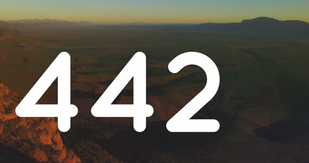 Aerial Panoramic View of Vast Scenic Landscape at Sunset