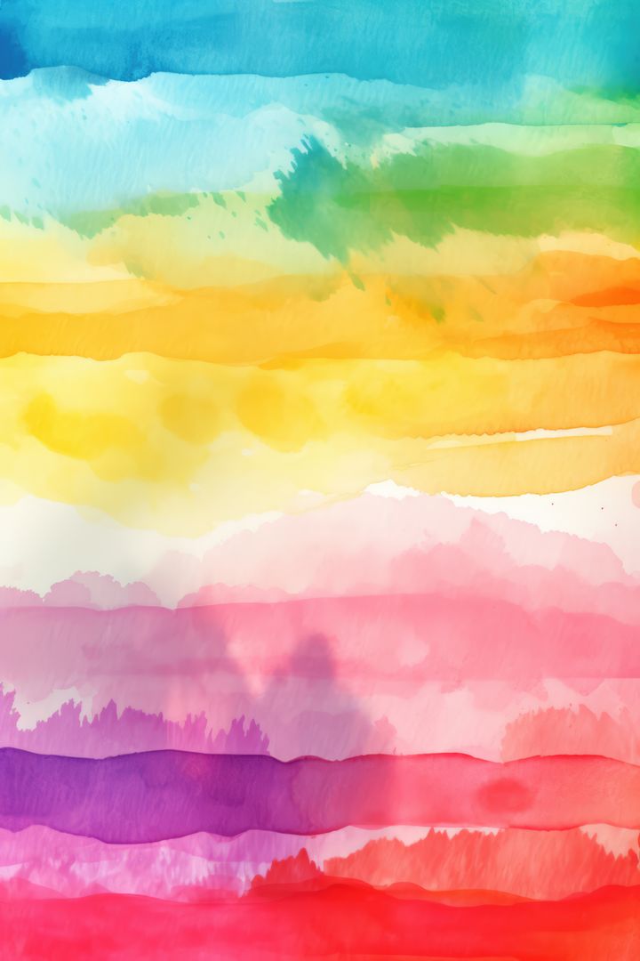 Close up of multi coloured watercolour paints background, created using generative ai technology - Free Images, Stock Photos and Pictures on Pikwizard.com