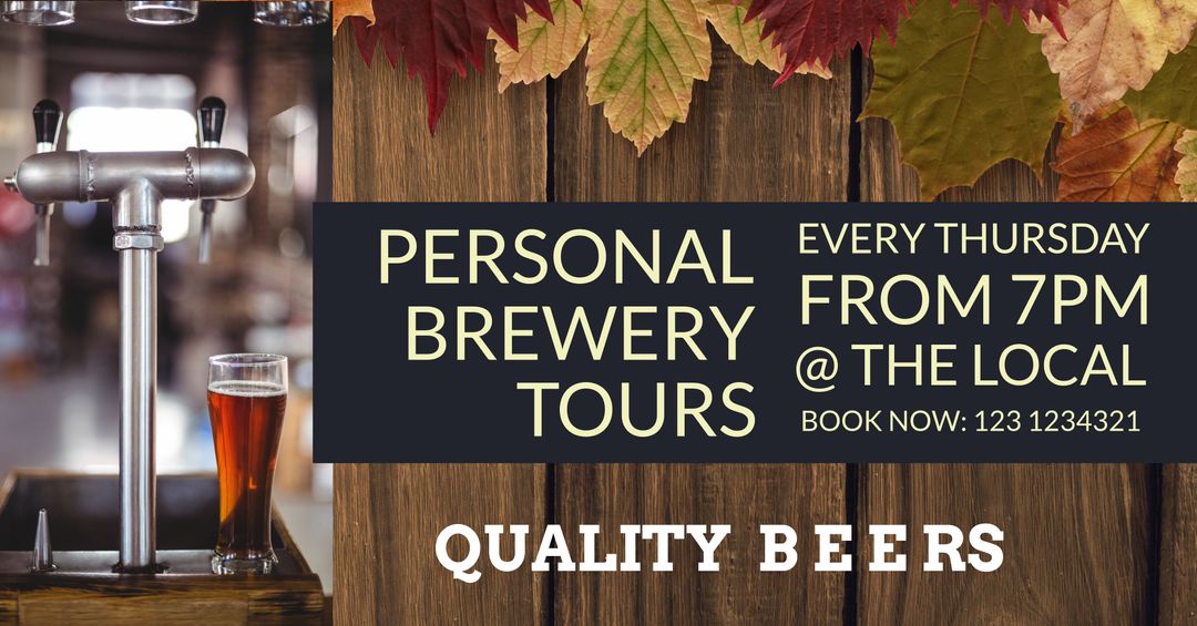 Personal Brewery Tours Promotion with Quality Beers