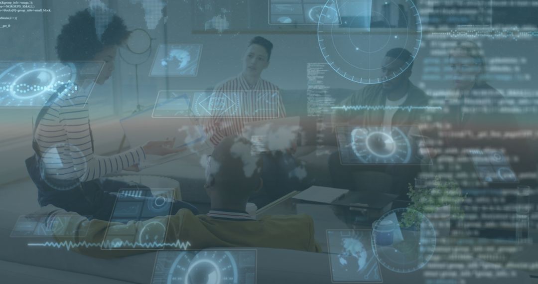 Digital Interface and Data Processing with Diverse Team Meeting