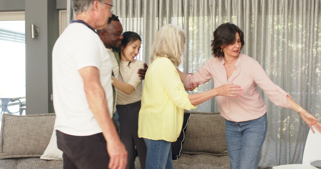 Diverse group therapy session fostering connection and healing
