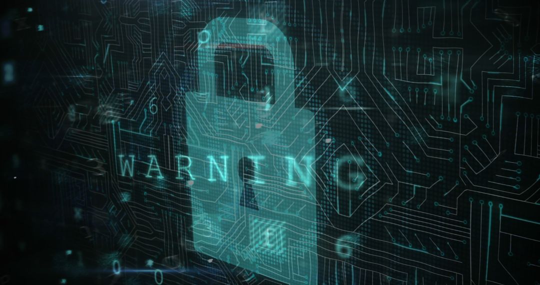 Cybersecurity Display with Digital Lock and Network Circuitry