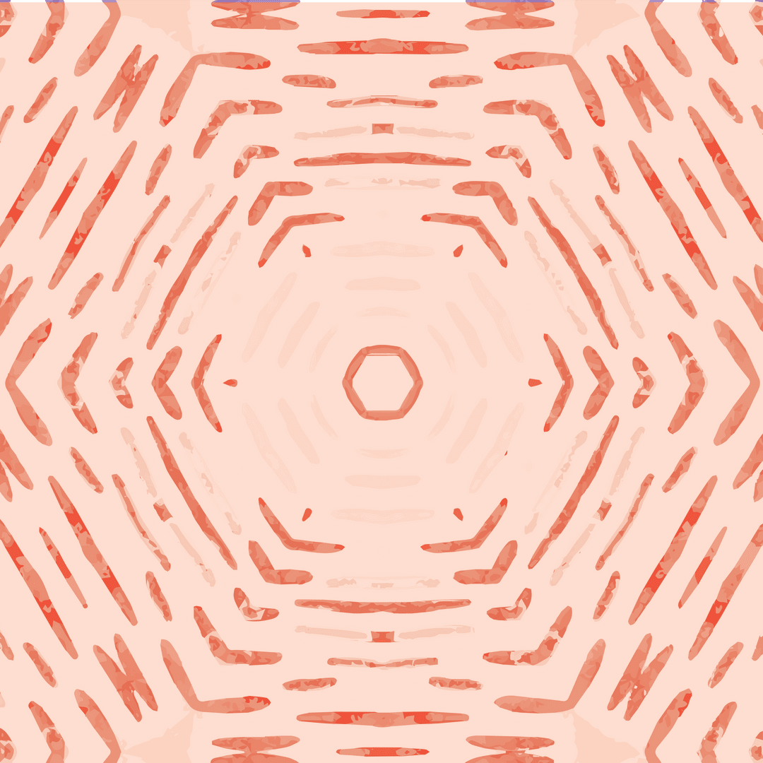 Pink Abstract Geometric Pattern on Transparent Background