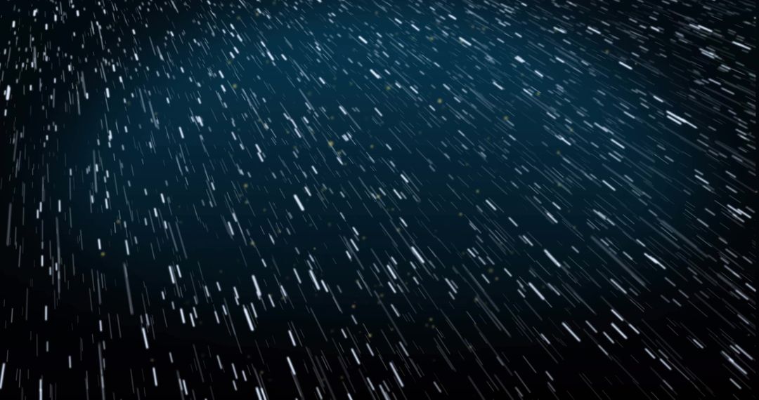 Glowing Light Trails on Black Background