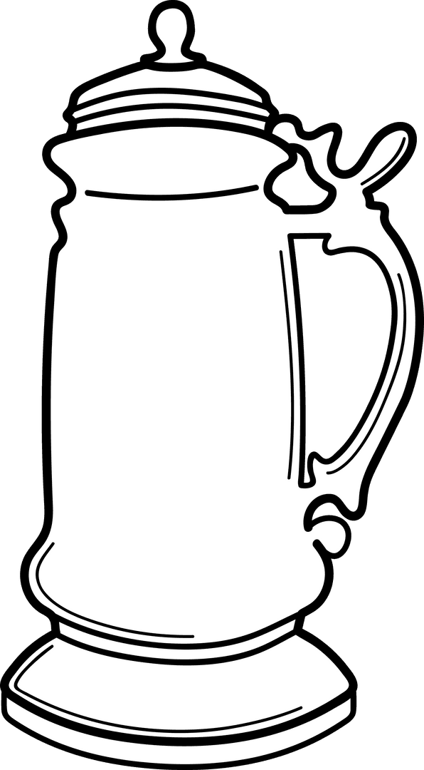 Transparent Vector Illustration of Vintage Tea Infuser