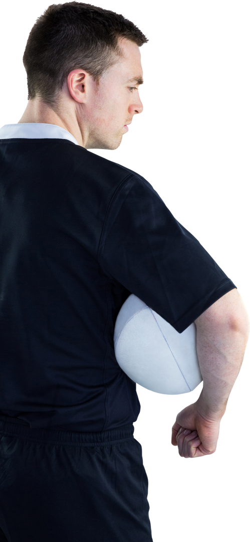 Transparent Rugby Player with Ball in Sport Jersey - Download Free Stock Images Pikwizard.com