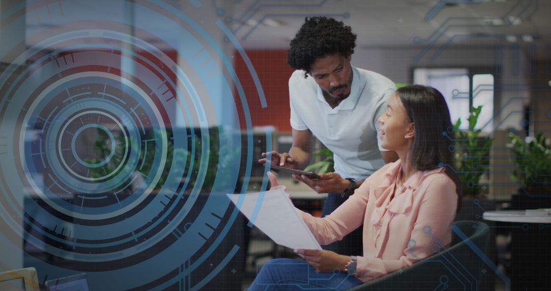 Collaborative Digital Business Strategy in Modern Office