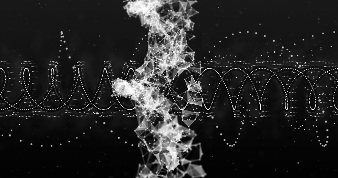 Futuristic DNA Strand Merging with Digital Connections