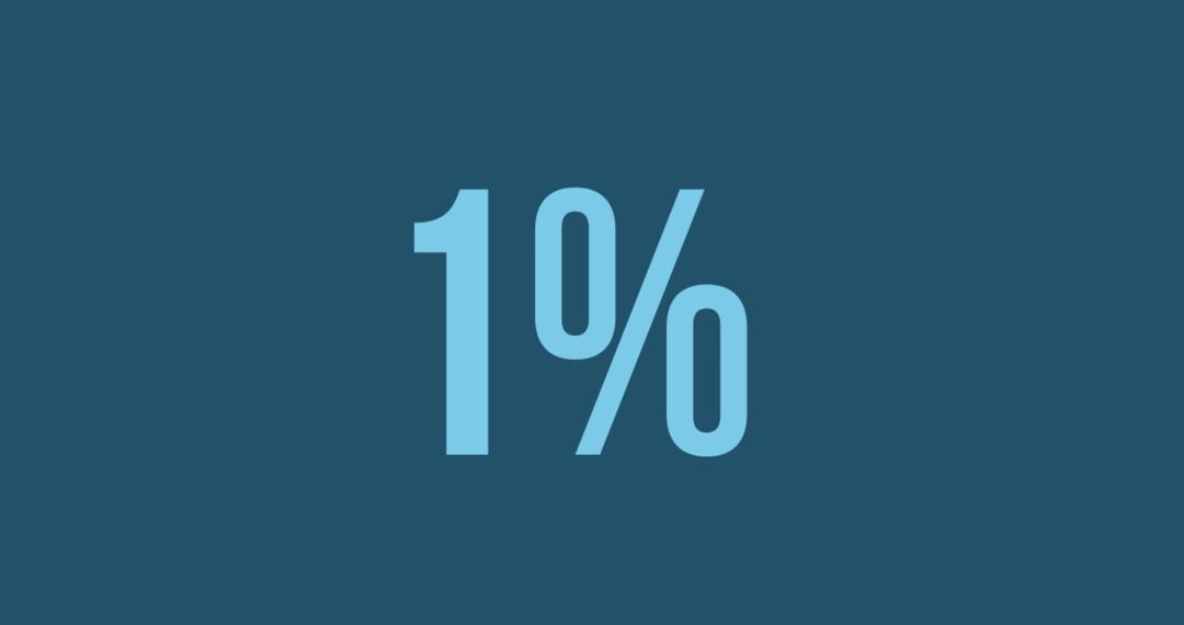 Graphic Animation Showing Percentage Increment