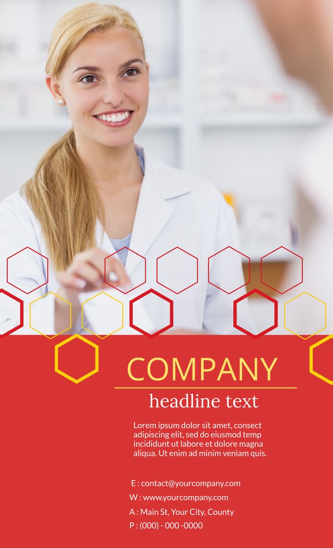 Smiling Healthcare Professional for Medical Service Ads