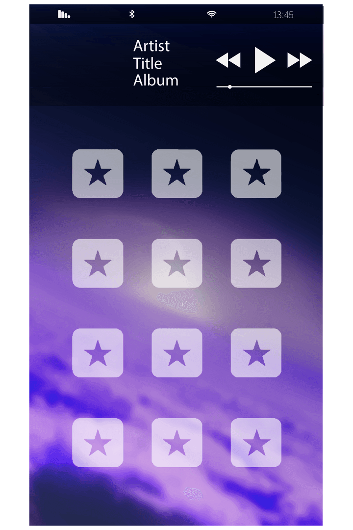 Digital Interface UI Design on Transparent Background with Vector Stars - Download Free Stock Images Pikwizard.com