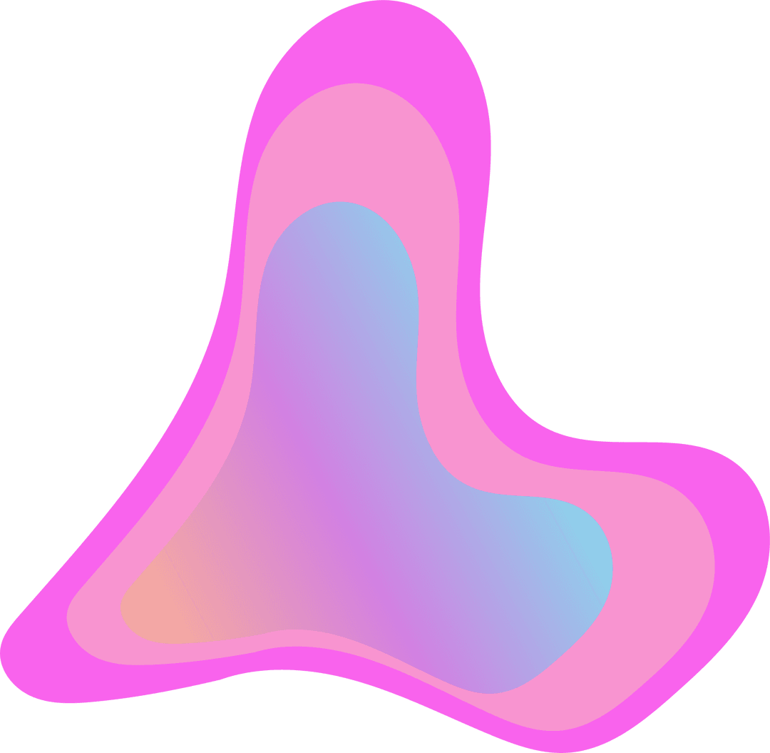abstract neon pink blob on transparent background with gradient fill - Download Free Stock Images Pikwizard.com