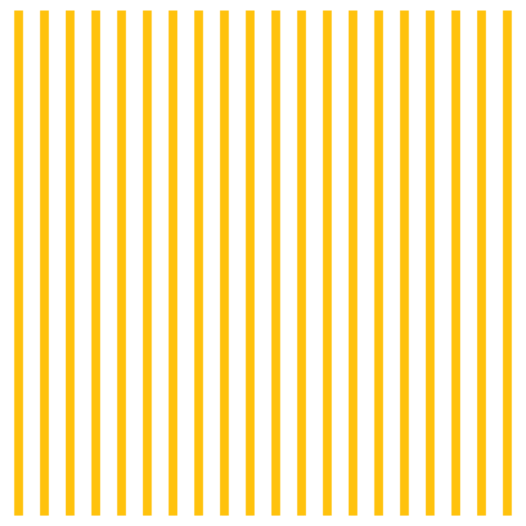 Yellow Vertical Lines Design on Transparent Background