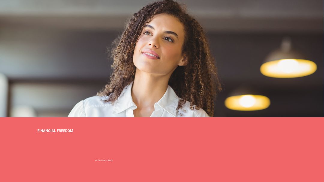 Portrait of Optimistic Woman Symbolizing Financial Freedom