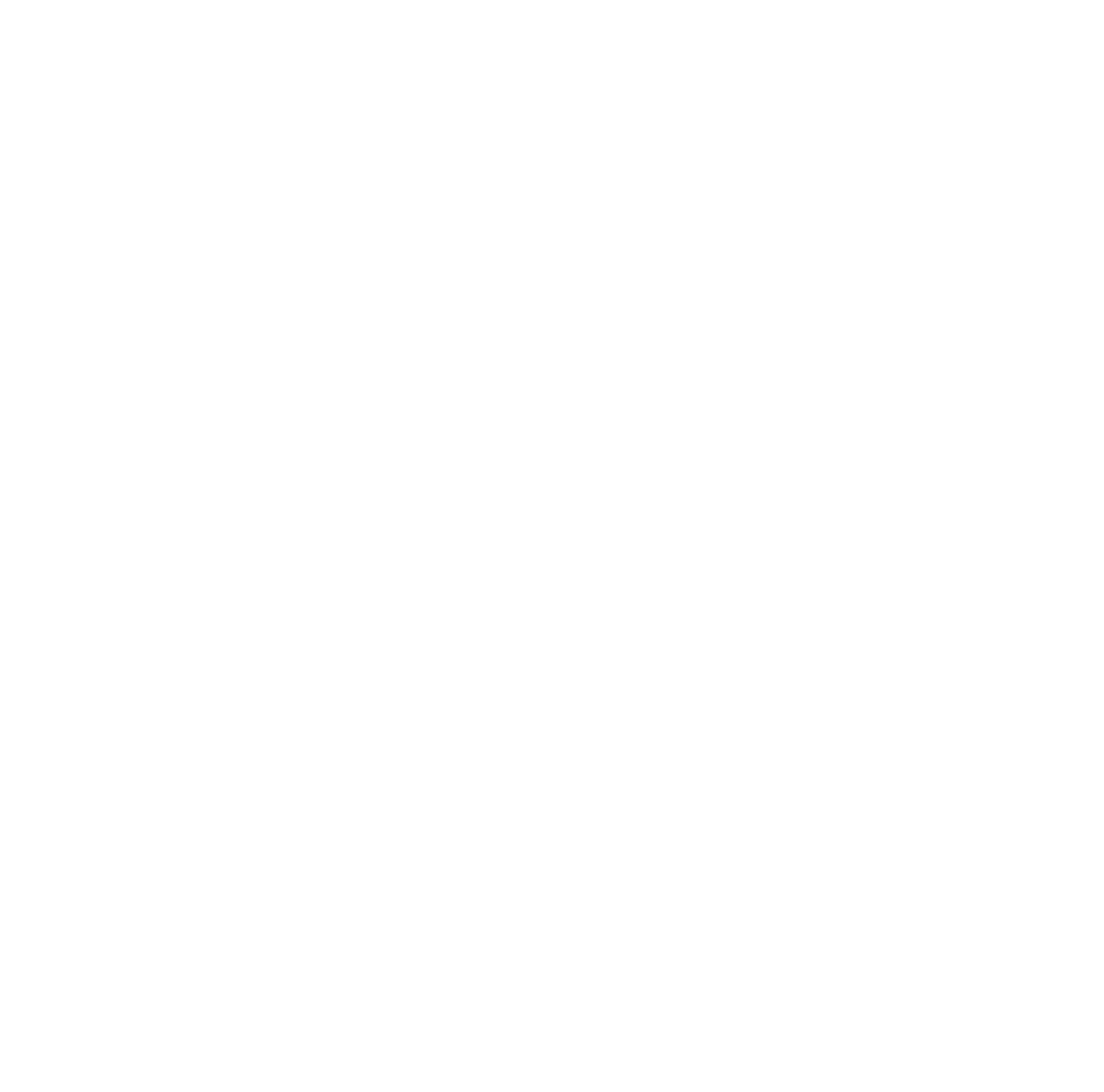 White Heart Outline on Transparent Background with Copy Space