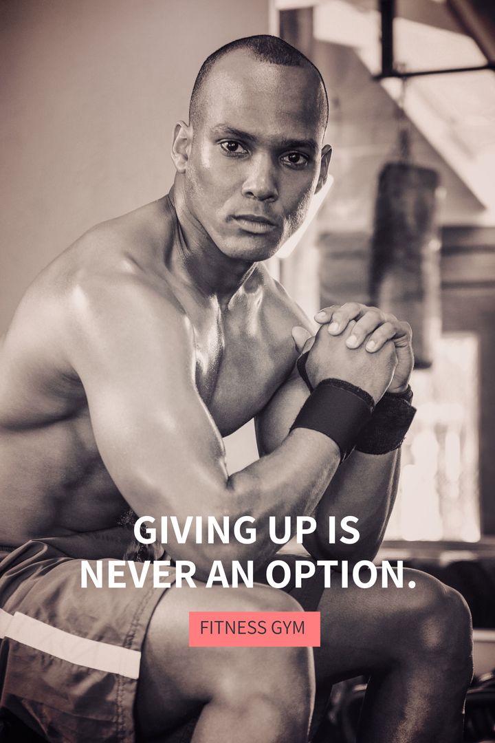 Determined Athlete Inspiring Perseverance in Fitness - Download Free Stock Templates Pikwizard.com