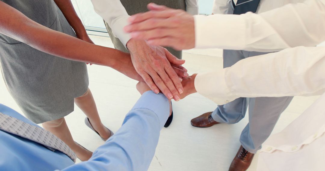 Diverse Professionals Uniting for Teamwork and Collaboration