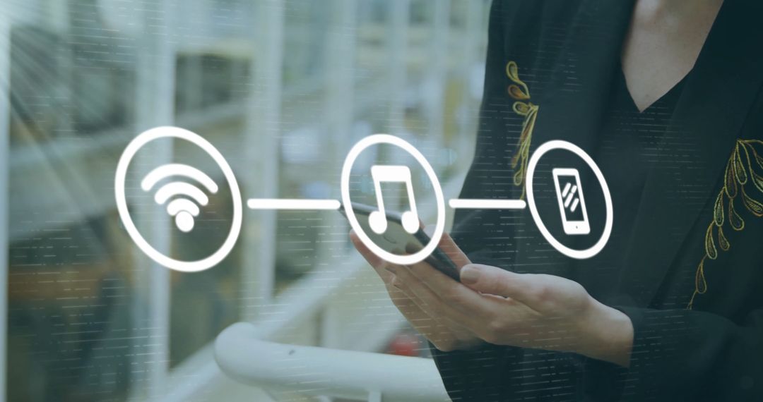 Conceptual Media Network Smart Connectivity Technology