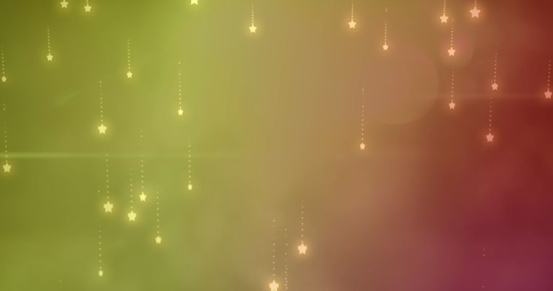 Enchanting Gradient with Twinkling Stars