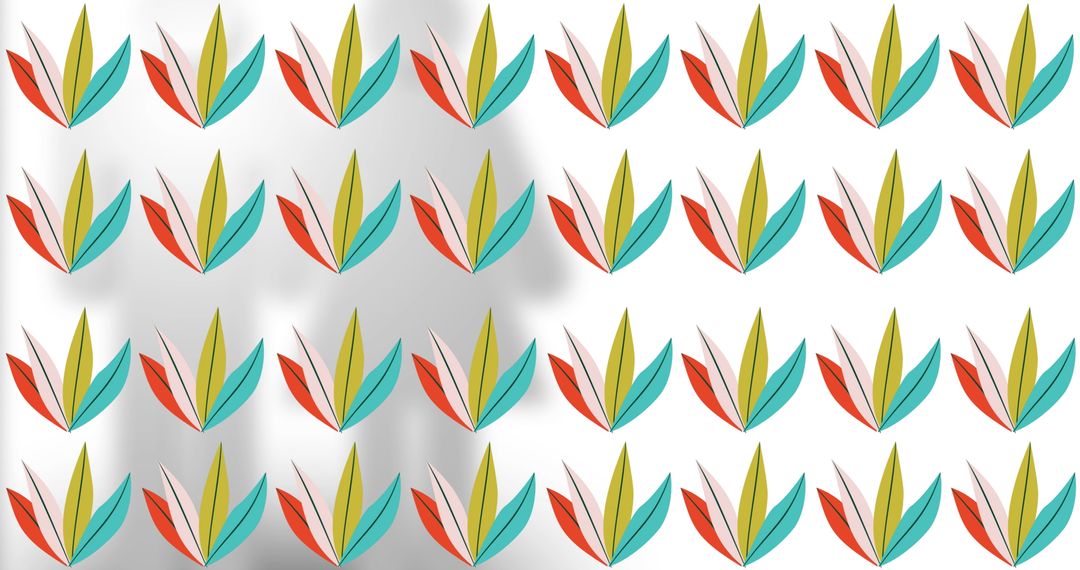 Dynamic Abstract Pattern Design in Bold Colors