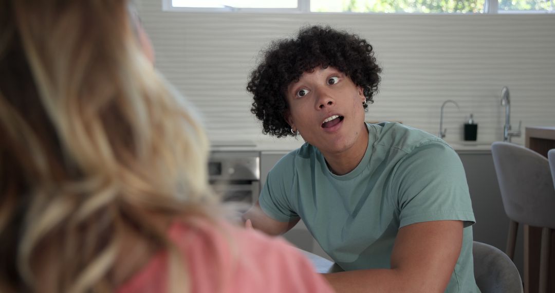 Couple Planning at Home in Relaxed Environment