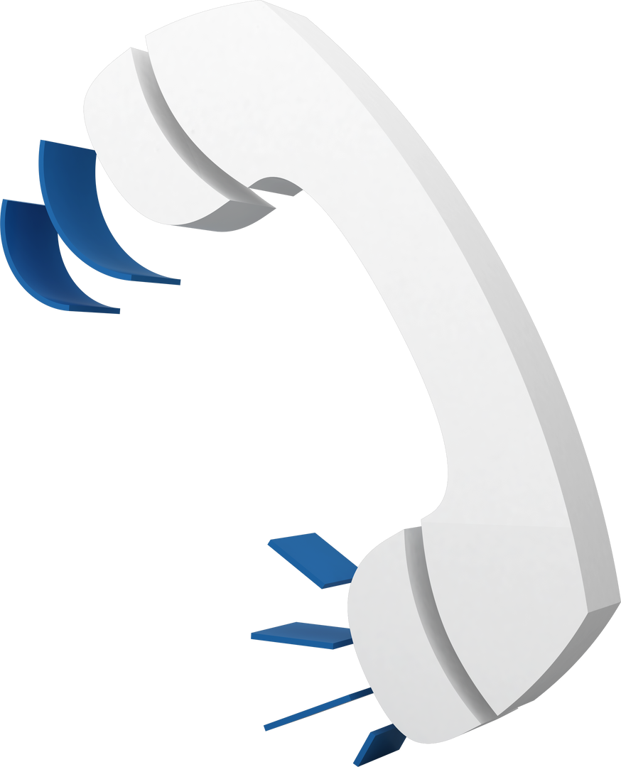 Transparent Telephone Receiver Icon with Sound Waves - Download Free Stock Images Pikwizard.com