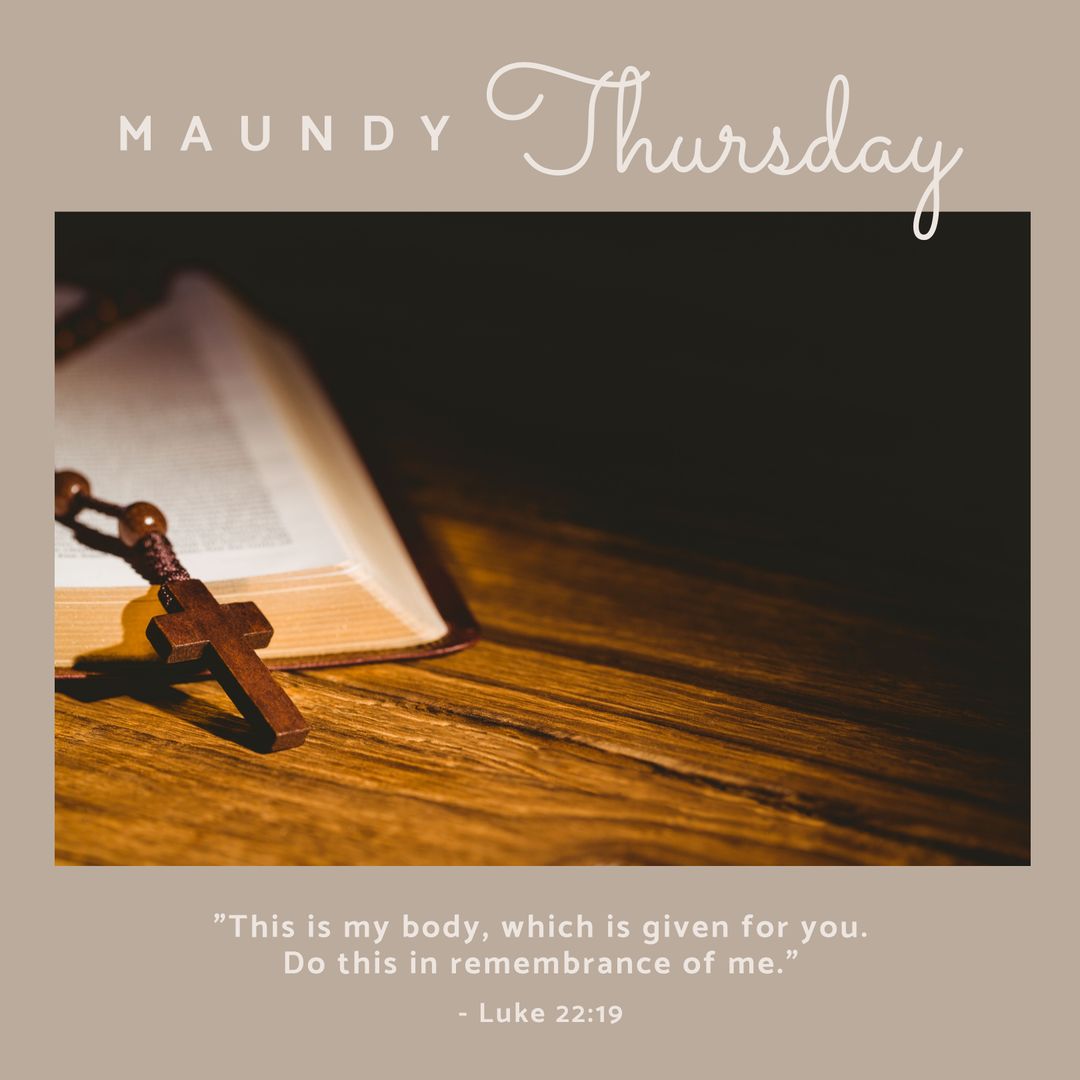 Maundy Thursday Devotion with Rosary and Bible