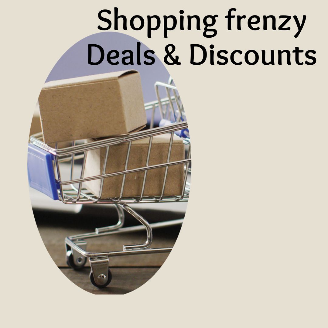 Shopping Frenzy Retail Promotion with Discounts and Trolley