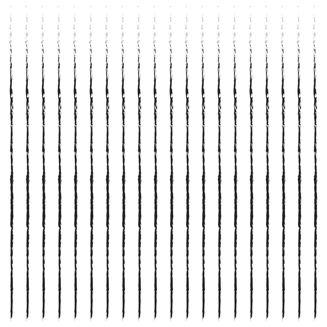 Abstract Black Lines Over Transparent Background Illustration