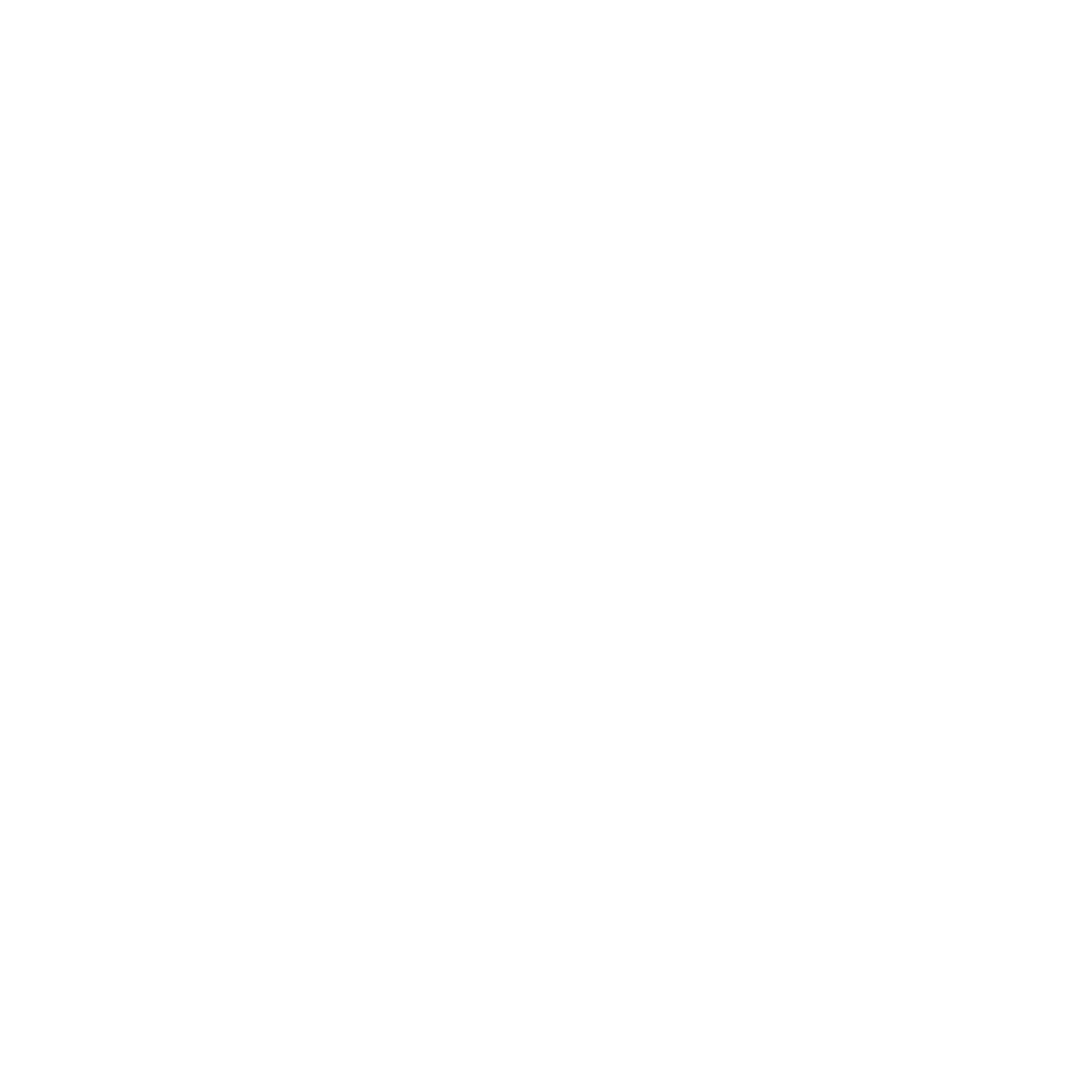 Minimalist White Outline Screwdriver on Transparent Background