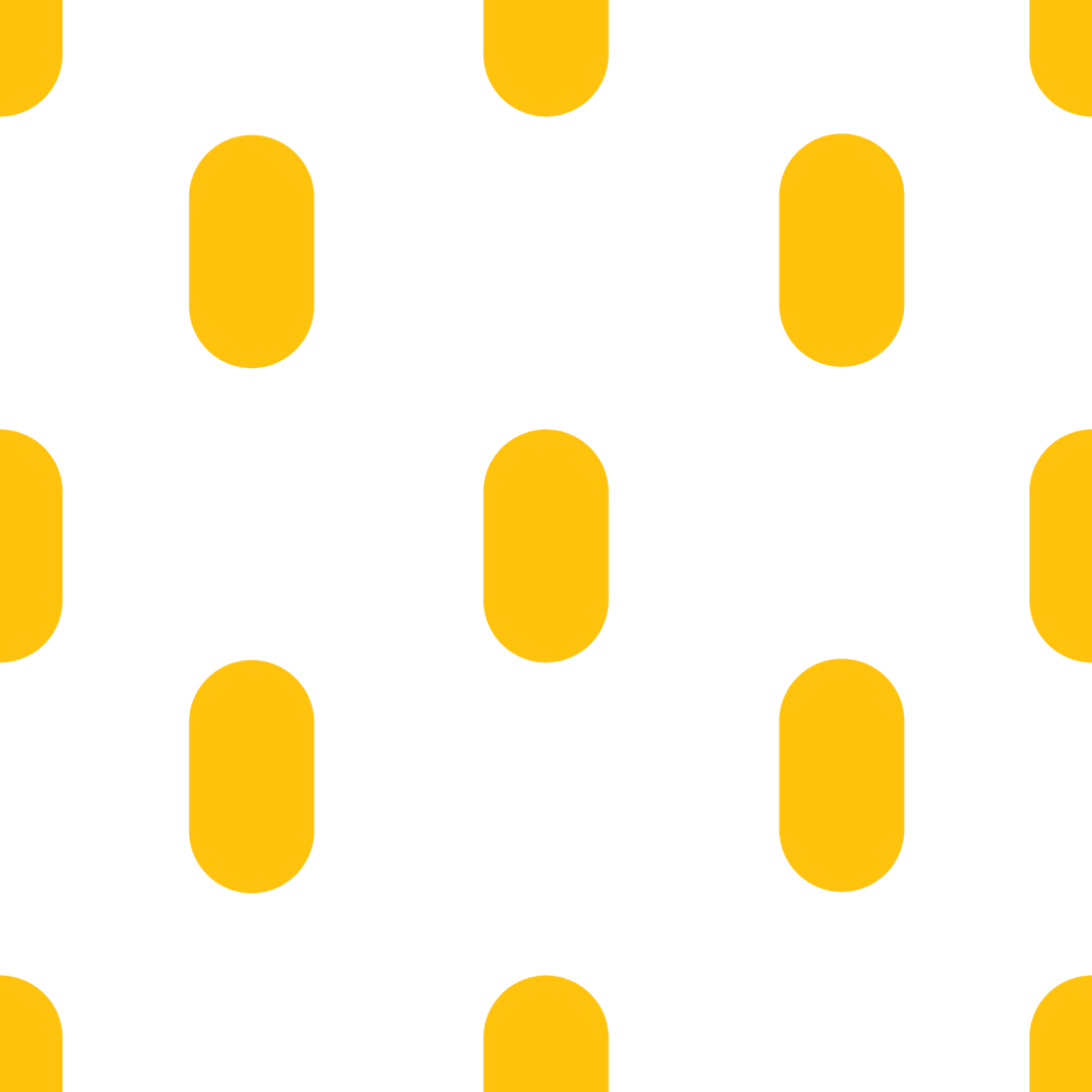 Yellow Capsule Pattern on Transparent Background