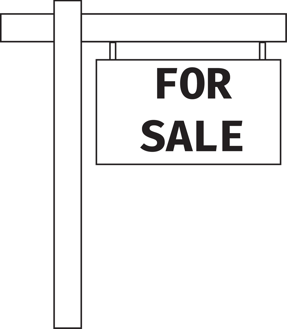 Transparent For Sale Sign Illustration for Real Estate and Marketing - Download Free Stock Images Pikwizard.com