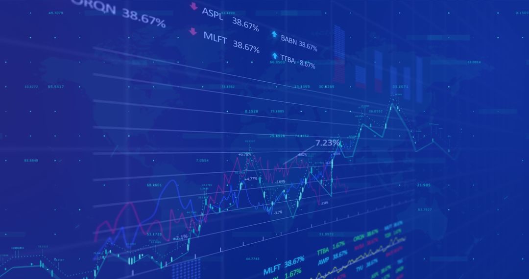 Digital Data Analytics Display with Global Business Interface - Free Images, Stock Photos and Pictures on Pikwizard.com