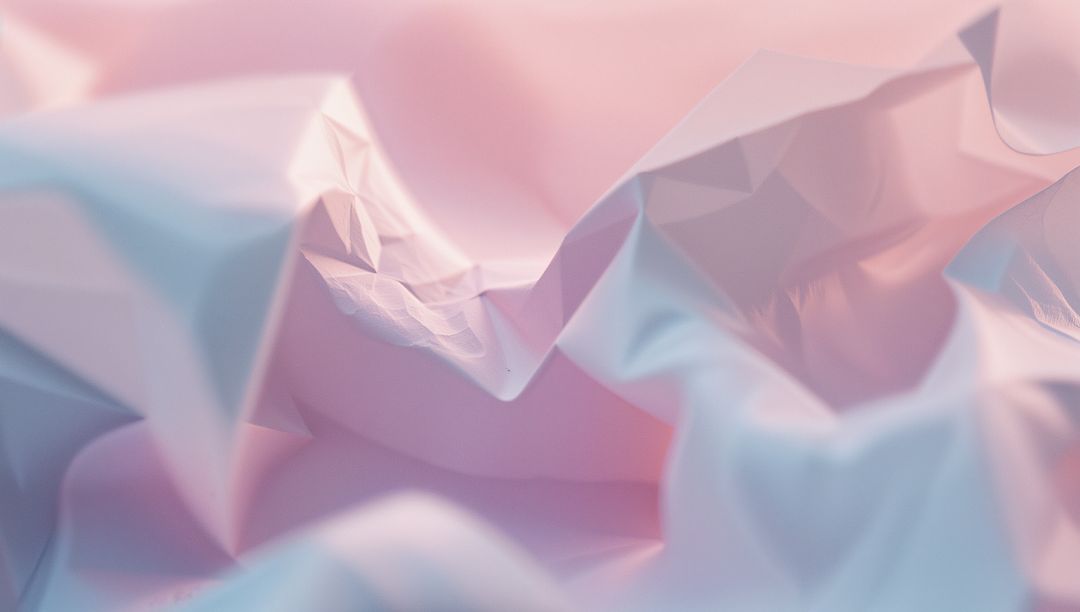 Crumpled Pastel Hues Under Soft Lighting Abstract Texture