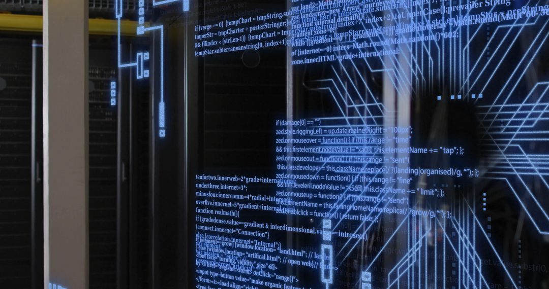 Digital Circuit Board and Data Stream Over Servers