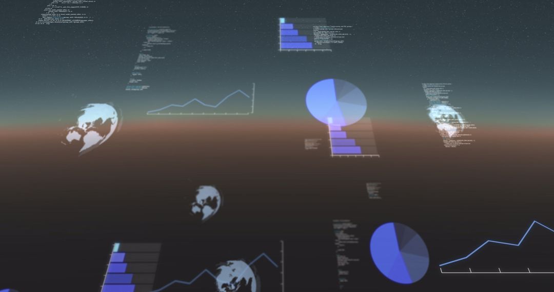 Global data processing and analytics in digital space