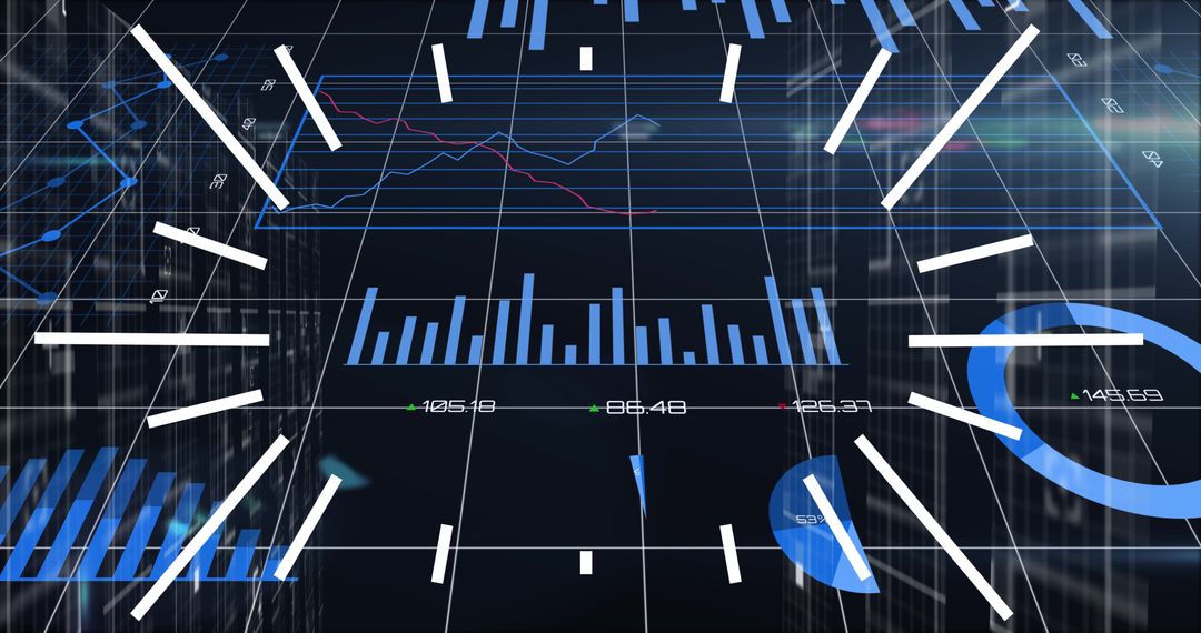 futuristic data analysis digital interface with graphs - Free Images, Stock Photos and Pictures on Pikwizard.com