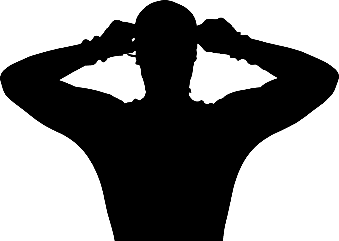 Transparent Male Swimmer Silhouette Vector Illustration