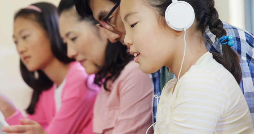 Focused Students Engaging in Technology-Powered Learning Environment