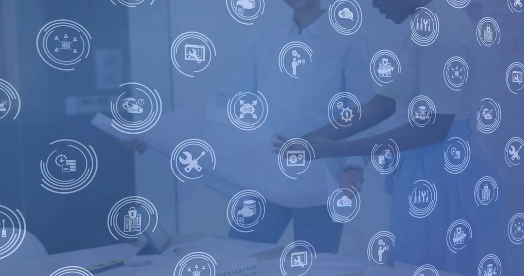 Global Business Network with Transparent Data Overlay