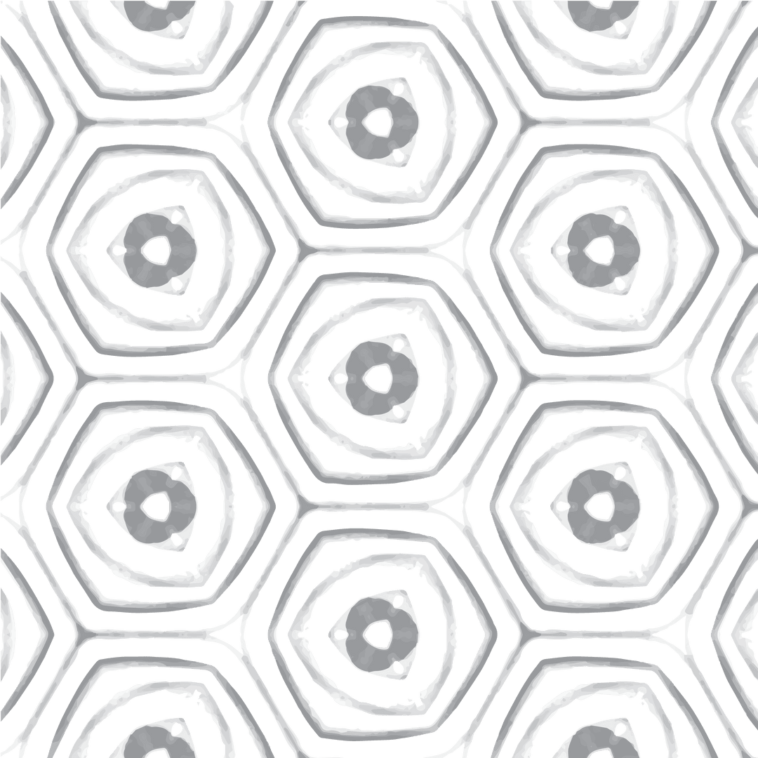 Seamless transparent hexagonal grey pattern background