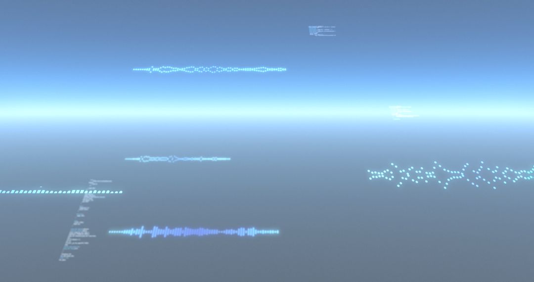 Abstract Digital Interface Showing Data Analysis