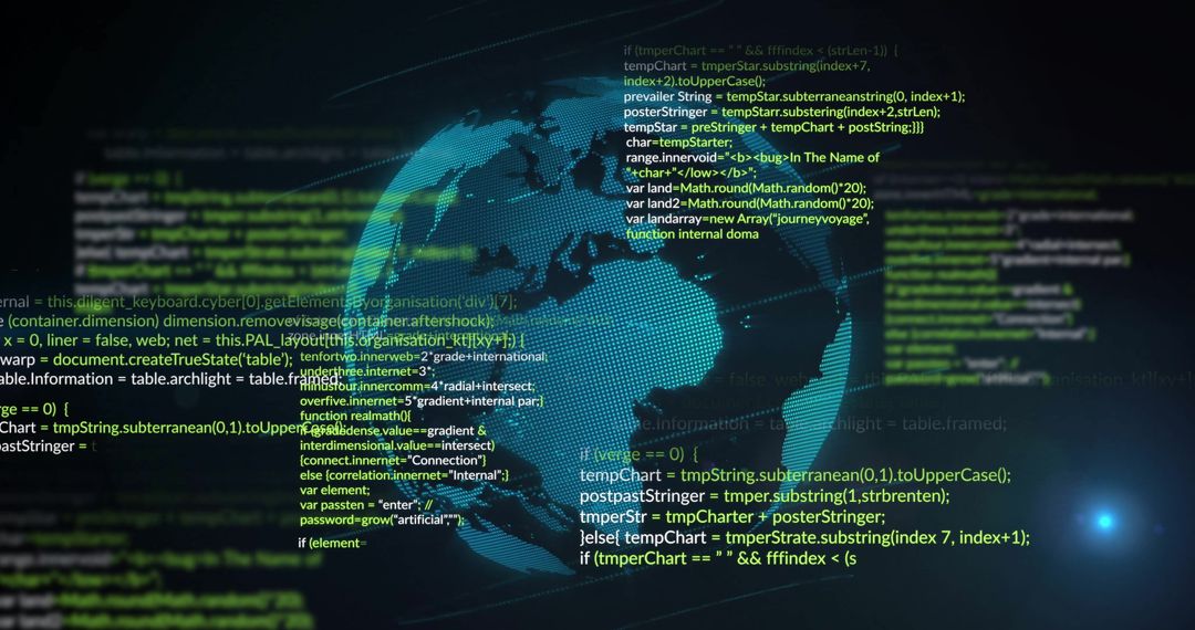 Digital Data Streams Overlaying Global Network