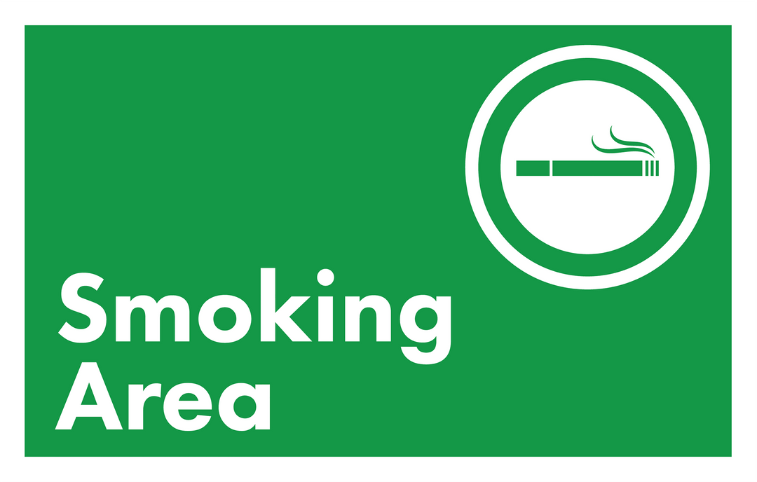 Transparent Smoking Area Sign with Cigarette Symbol - Download Free Stock Images Pikwizard.com